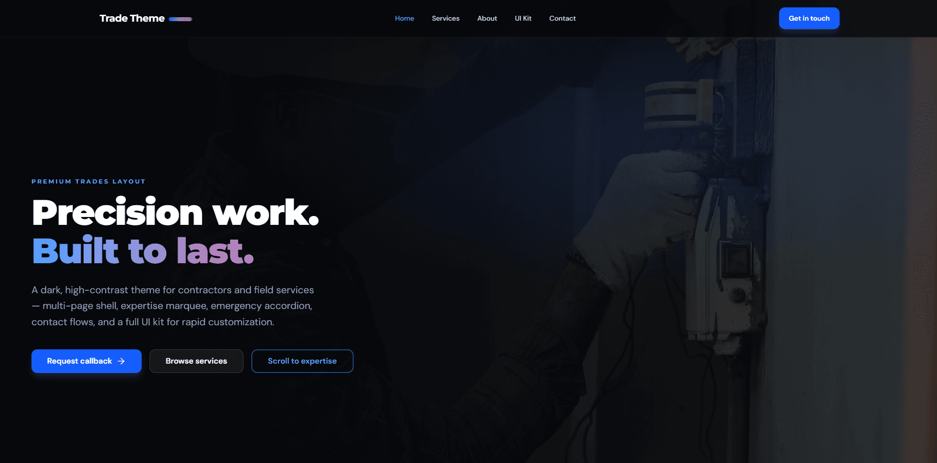 Service Industry Website